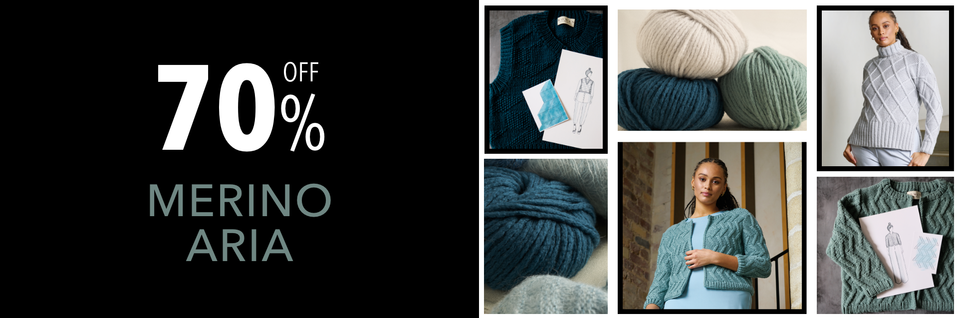 Black Friday Patterns Merino Aria Hero Banner