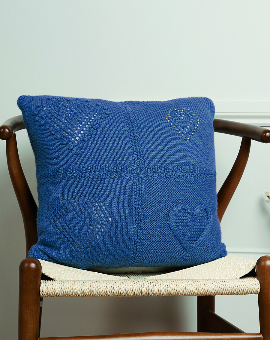 Knitted with Love Cushion Five