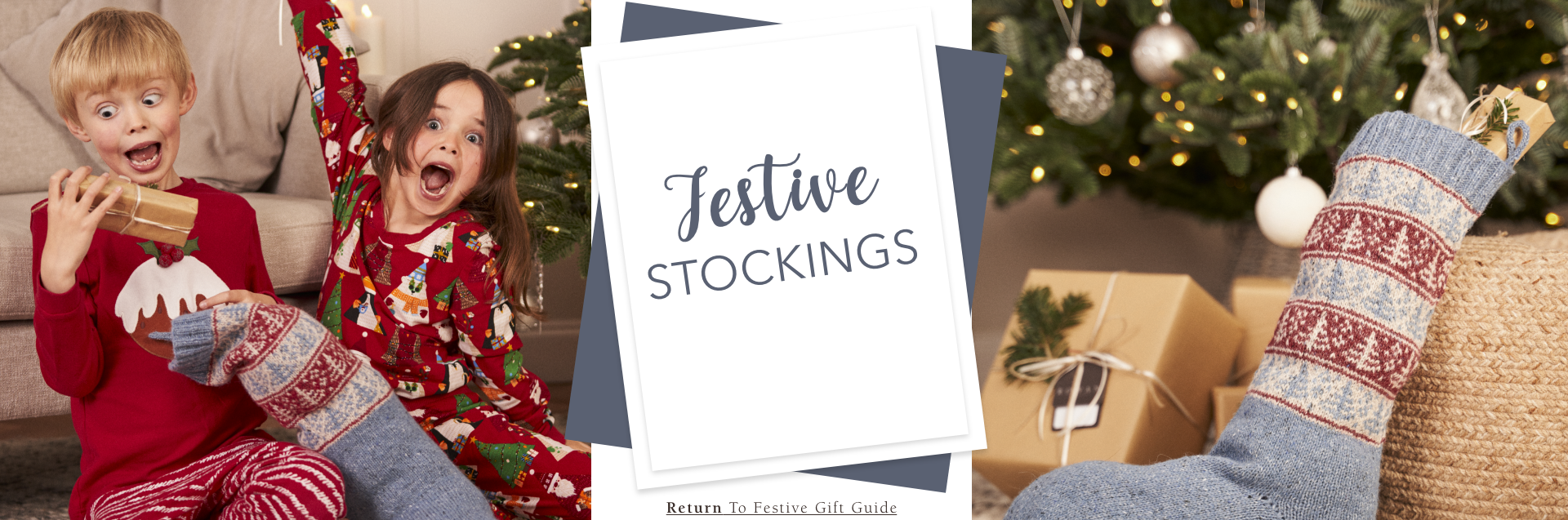 Festive Stockings banner