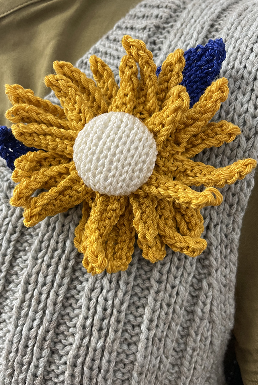 Ukraine Sunflower Knit
