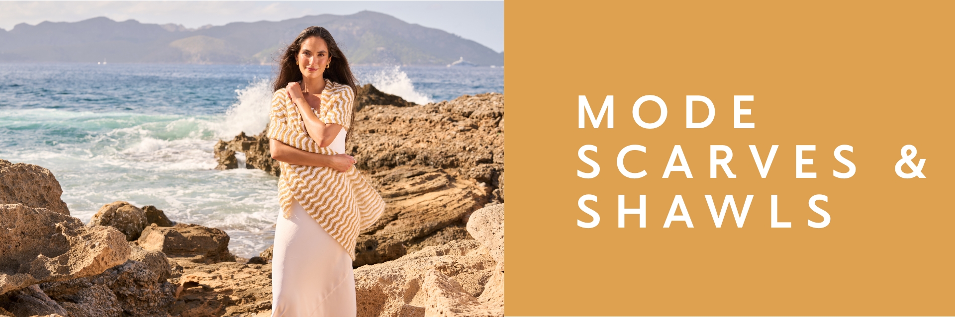 MODE Scarves Shawls Hero Banner