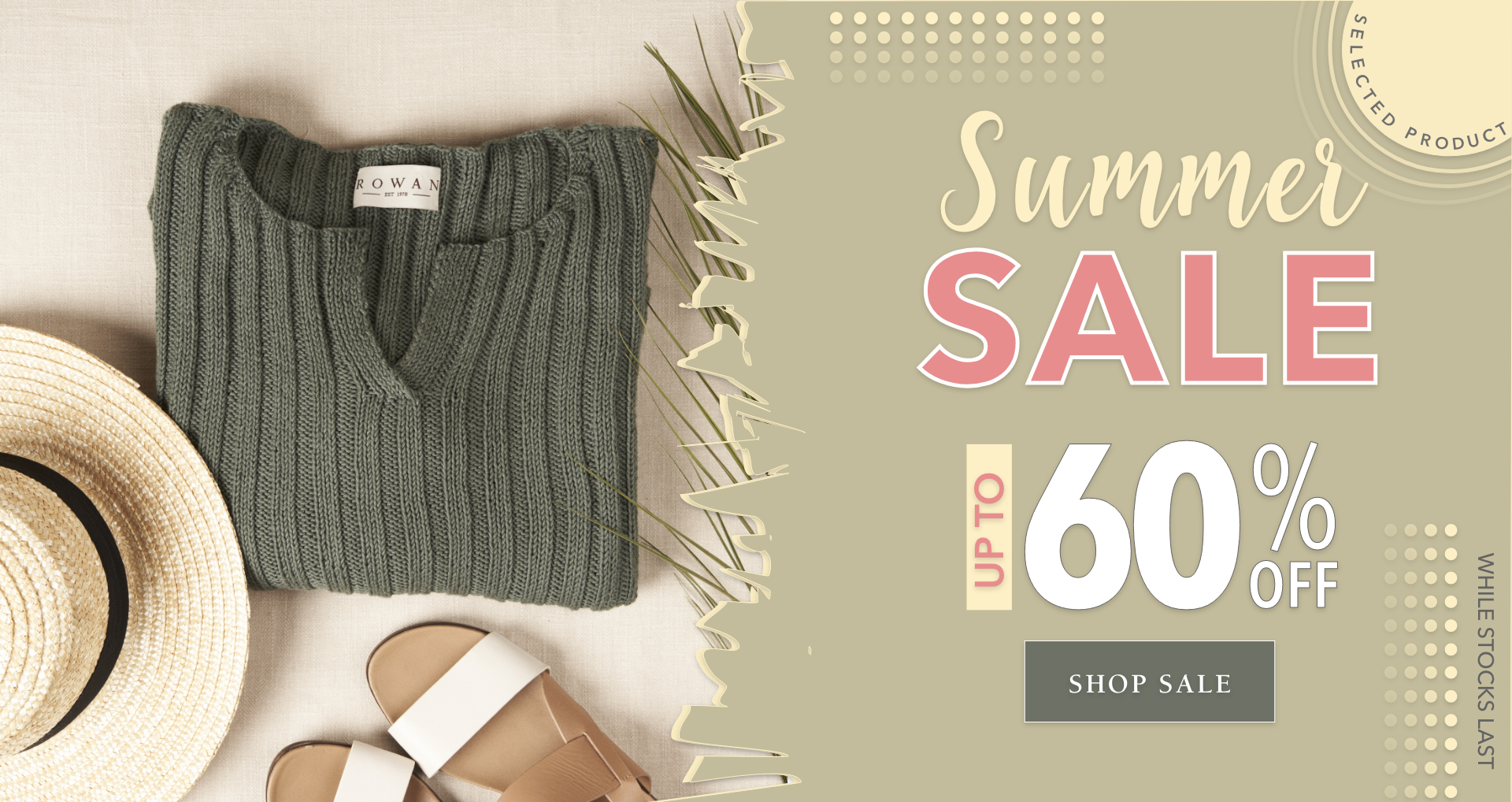 Knitrowan Summer Sale HP Hero Banner