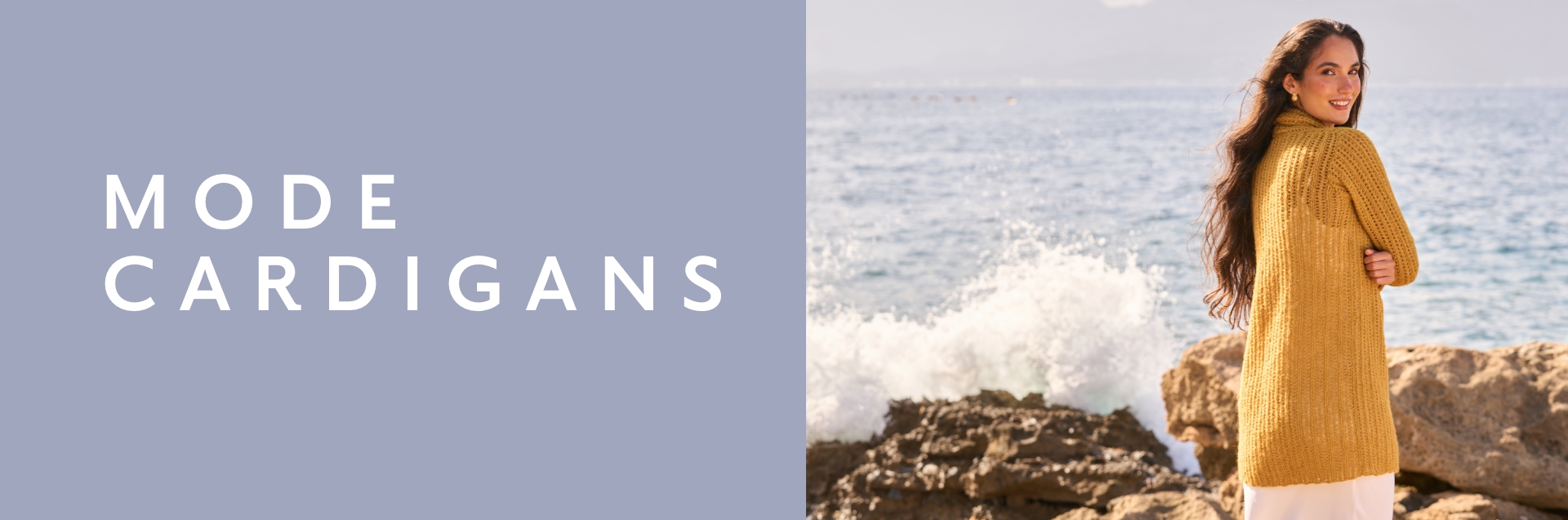 MODE Patterns Cardigans Hero Banner