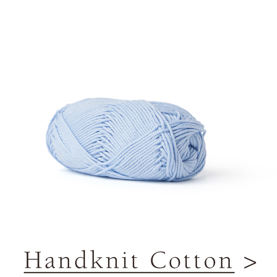Handknit Cotton Cool Tones