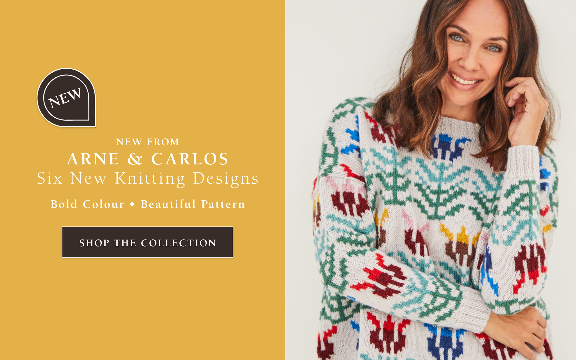 ARNE & CARLOS New Patterns Hero Banner