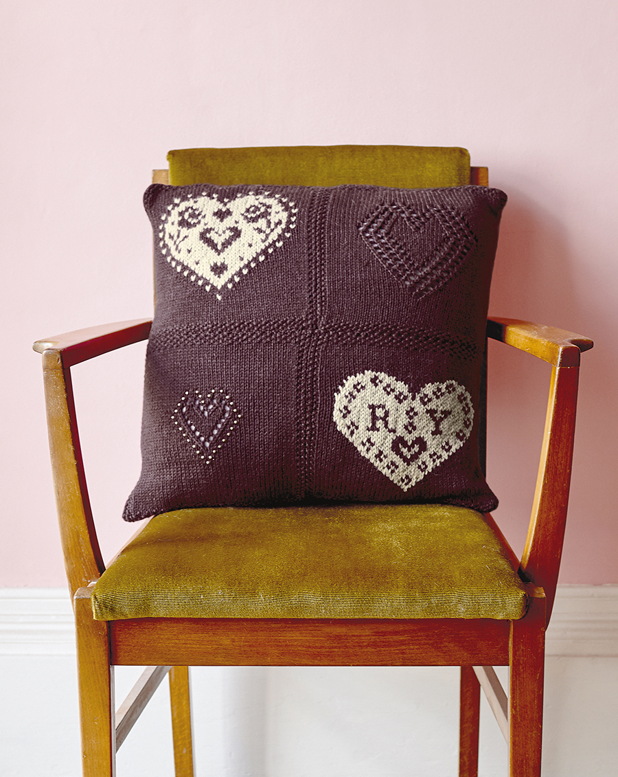 Knitted with Love Cushion Three