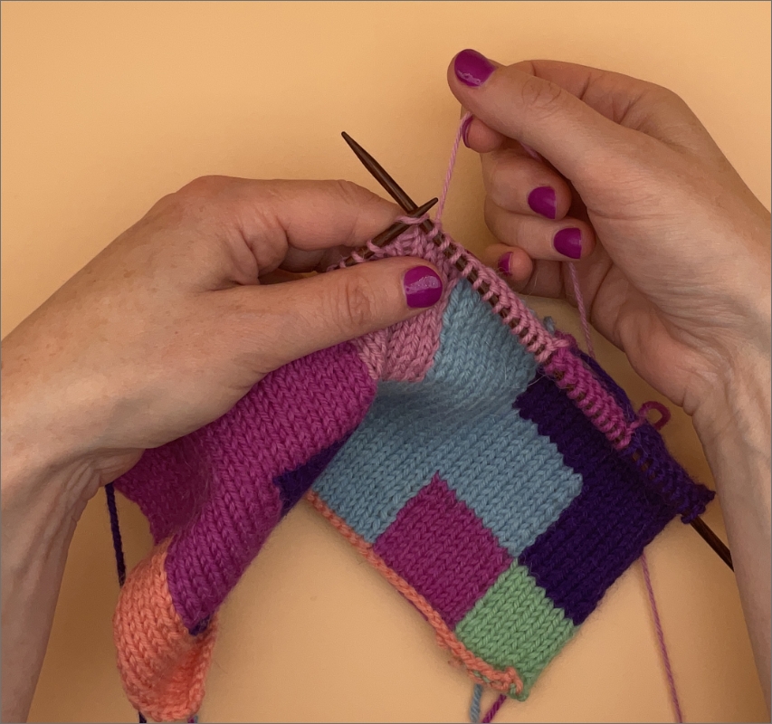 KAL - Signature Squares Knit Along LP Step 3