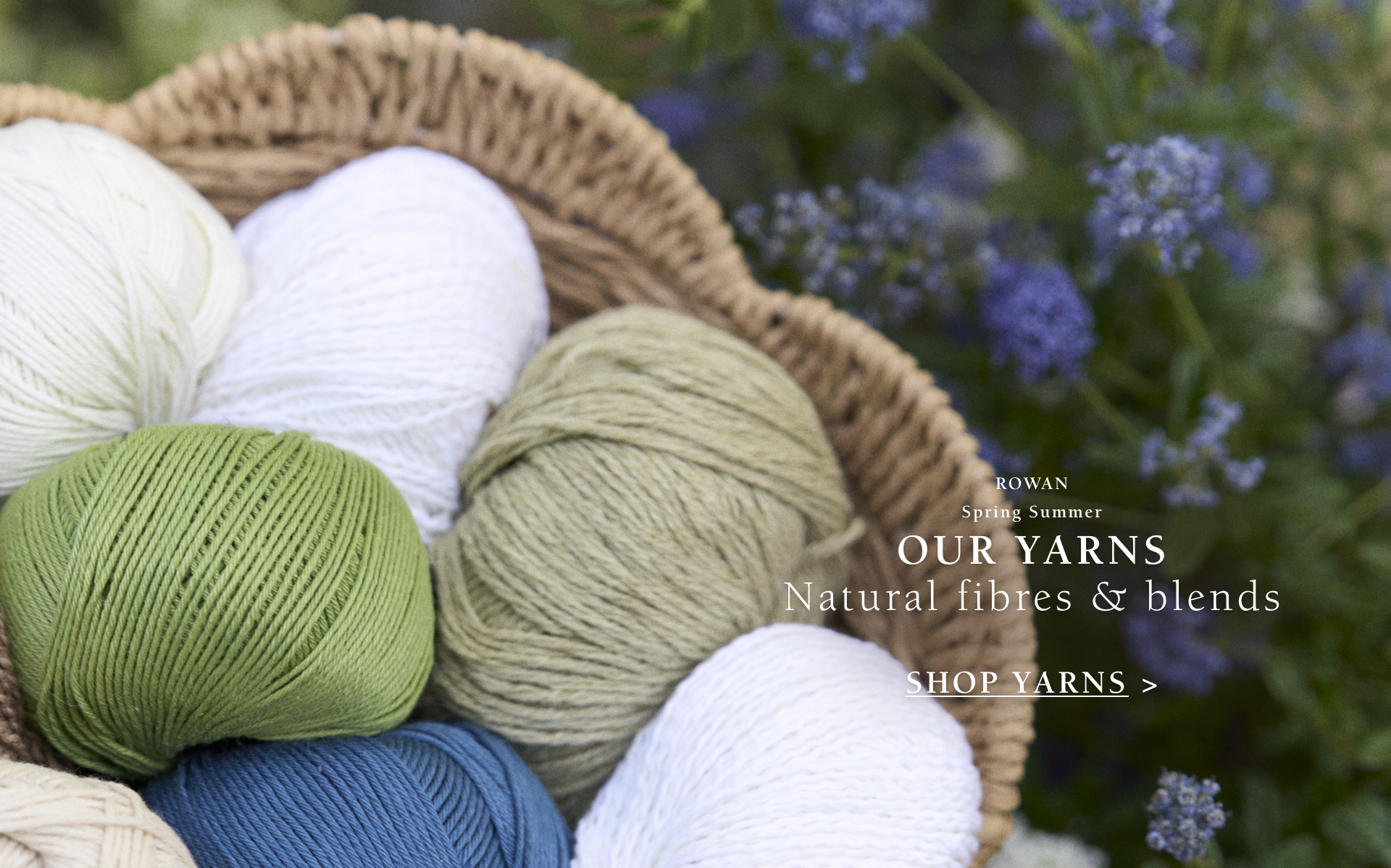 Our Yarn Four Seasons Hero Banner