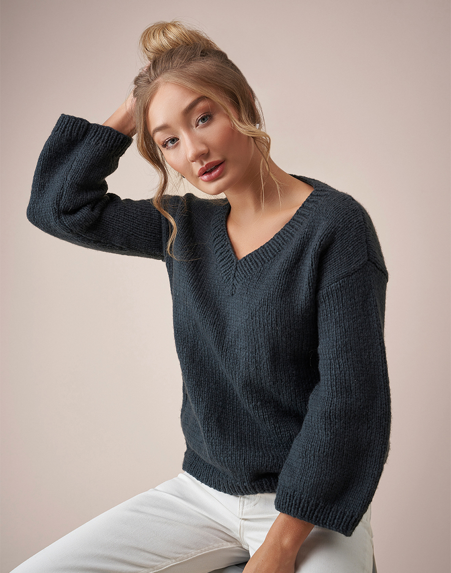 V Neck Sweater 1