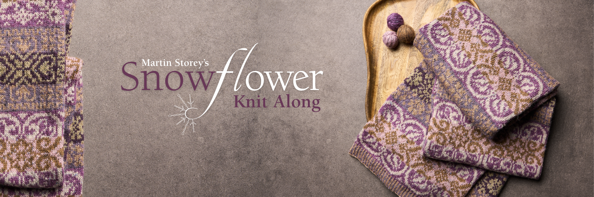 Snowflower Knit Along Hero Banner