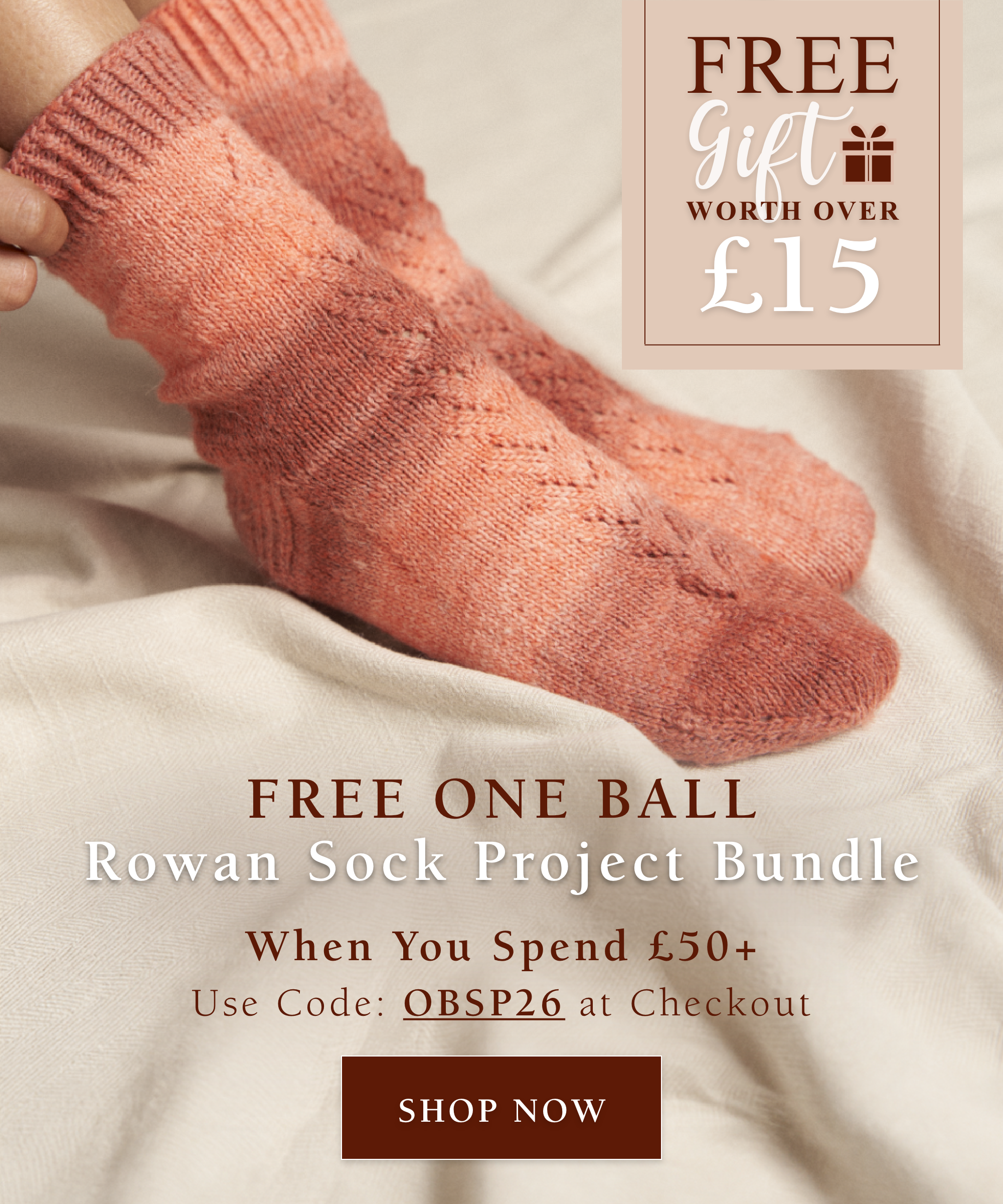 Free Gift Rowan Sock Project Bundle Hero Banner MOBILE