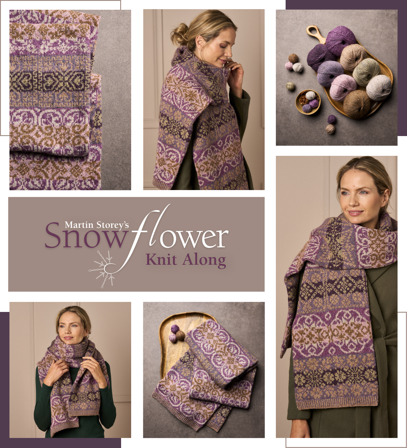 Snowflower KAL Rowan Connect block