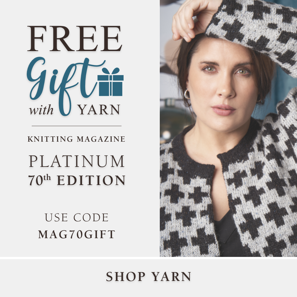 Free Gift with Yarn Magazine 70 Hero Banner MOBILE