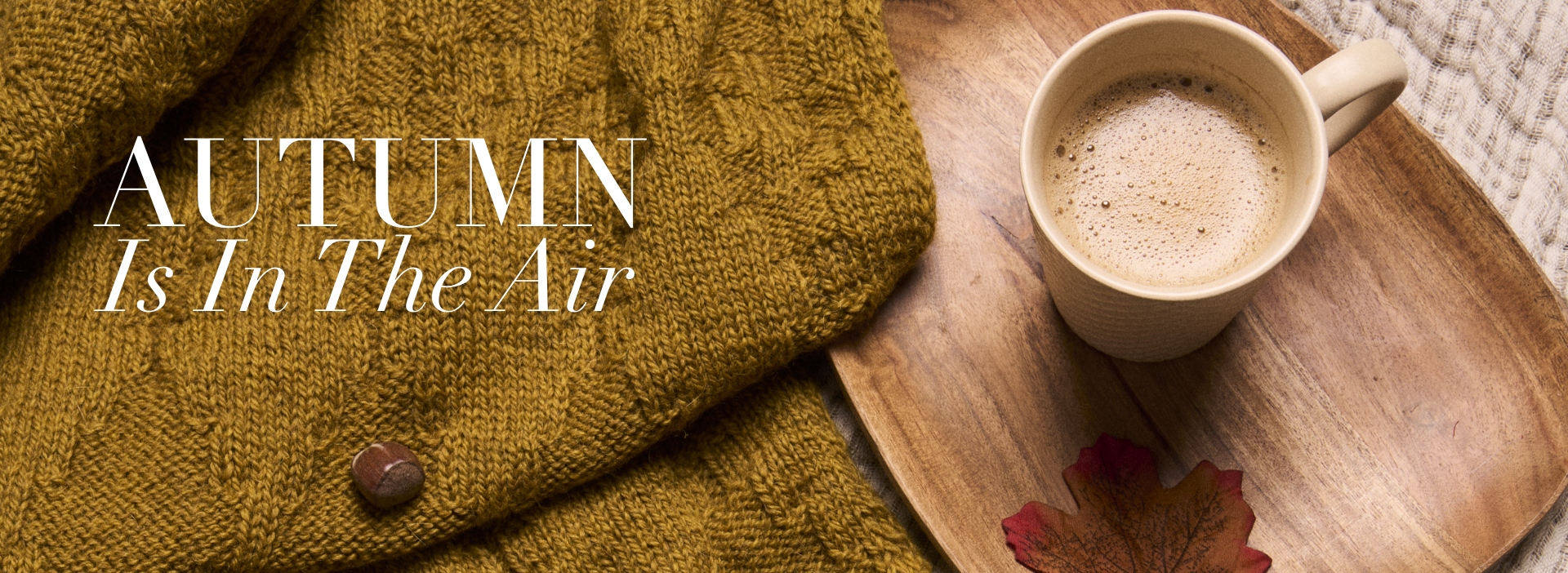 Autumn is in the air banner