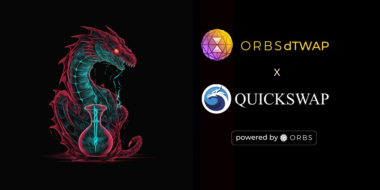 QuickSwap integrates dTWAP for DEXs powered by Orbs