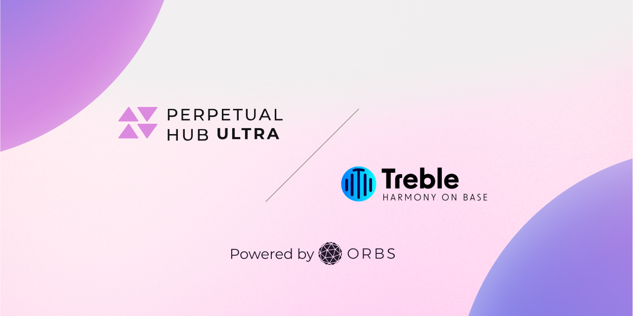 Orbs Perpetual Hub Ultra Integrates with TrebleSwap