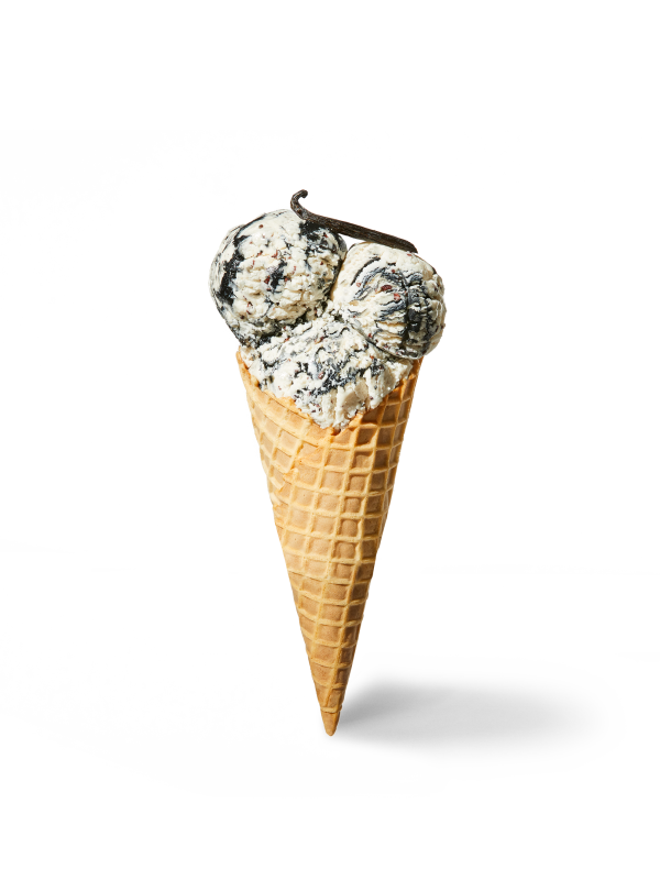 Daily Harvest Vanilla + Salted, Swirled Black Sesame Scoops