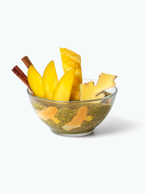 Daily Harvest Mango + Turmeric Chia Bowl