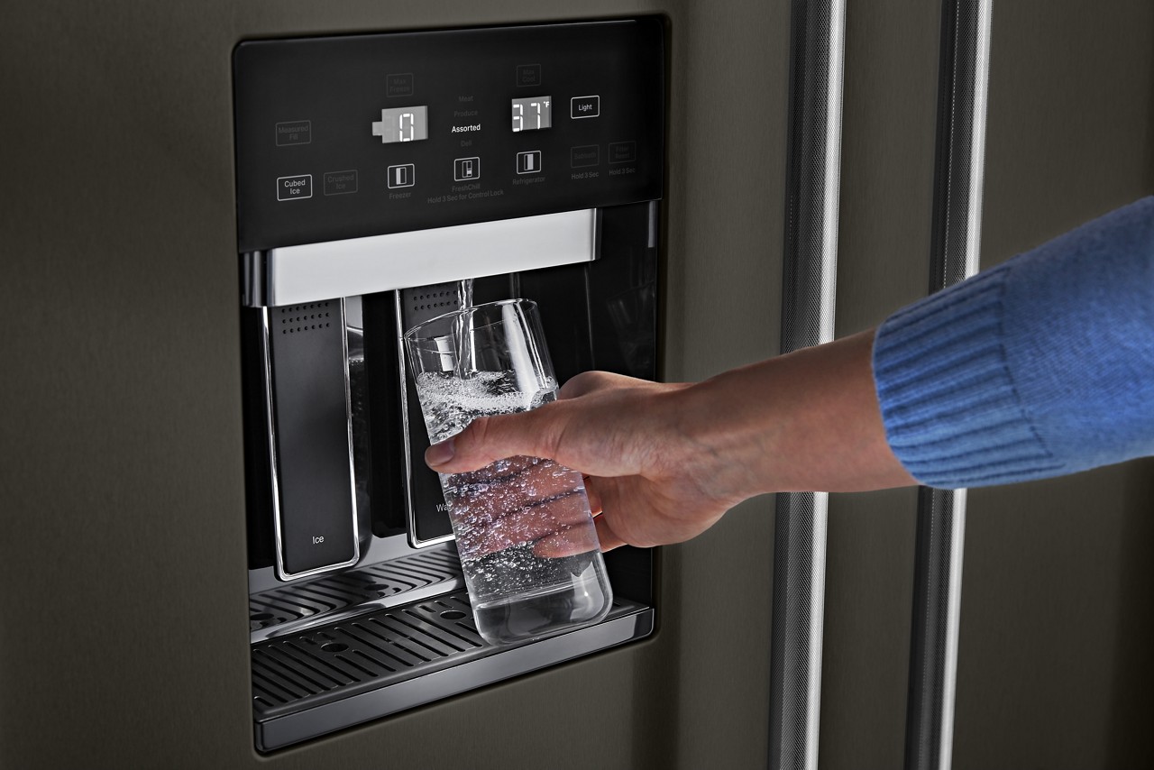 Dispensador externo de agua y hielo
