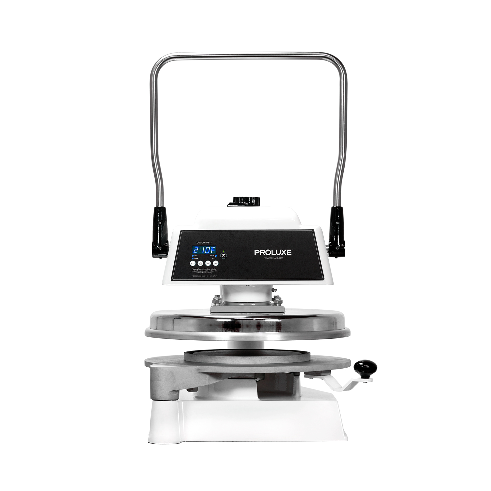 Endurance X1 DP1100M Manual Pizza Dough Press with Standard Mold Insert Proluxe