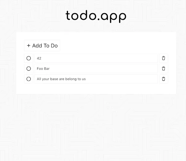 TODO App