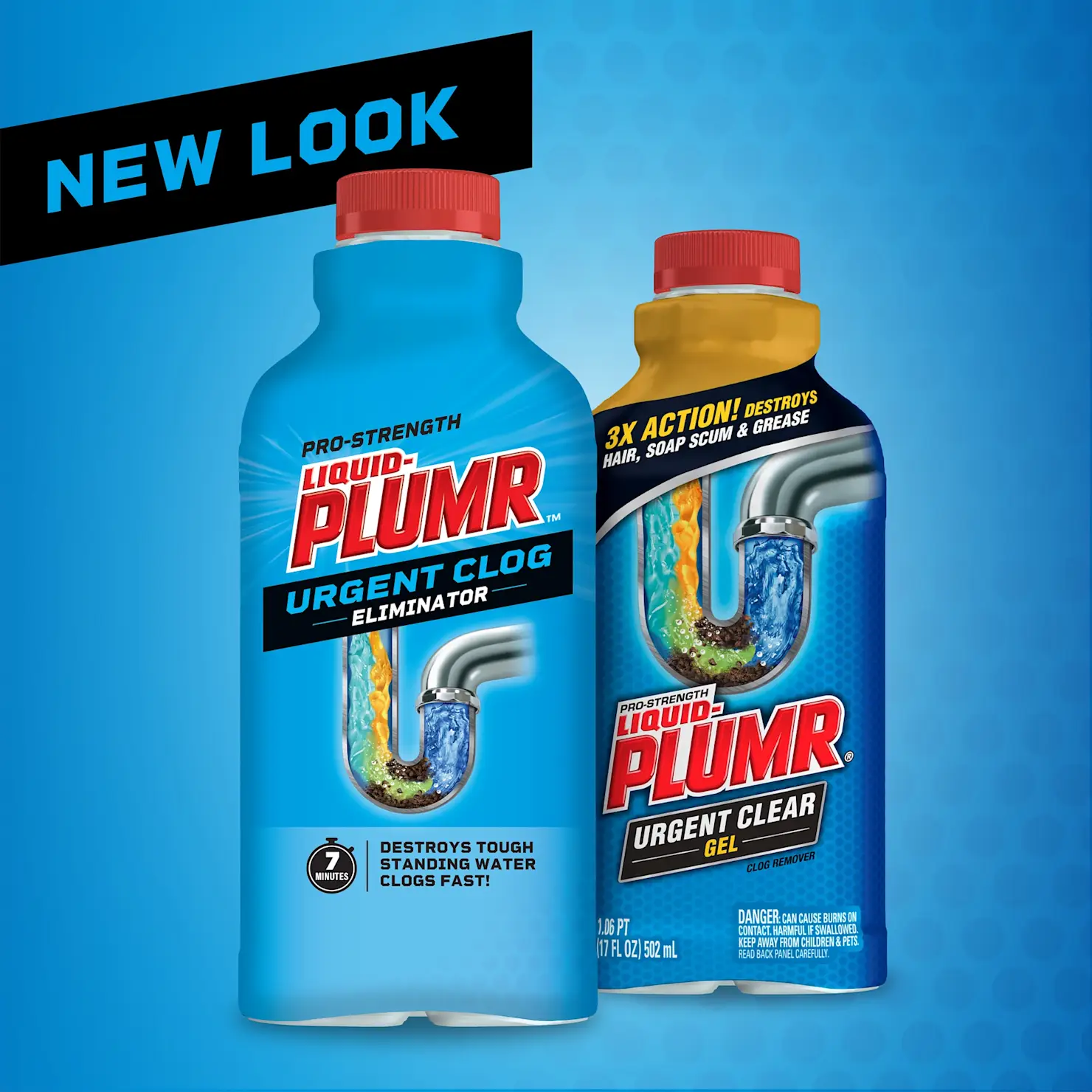 Liquid Plumr™ Pro-Strength Urgent Clog Eliminator New Look