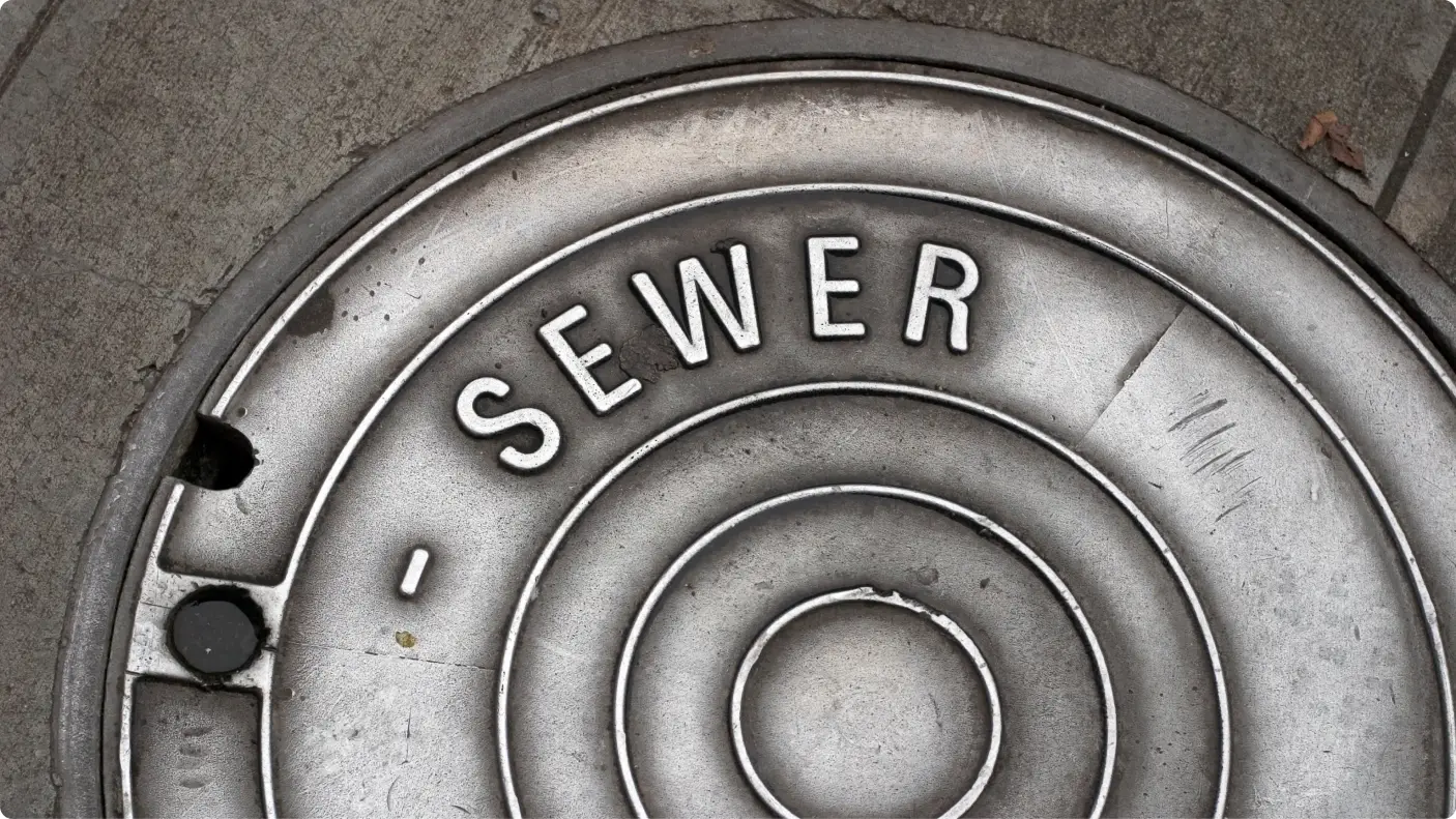 sewer manhole cover