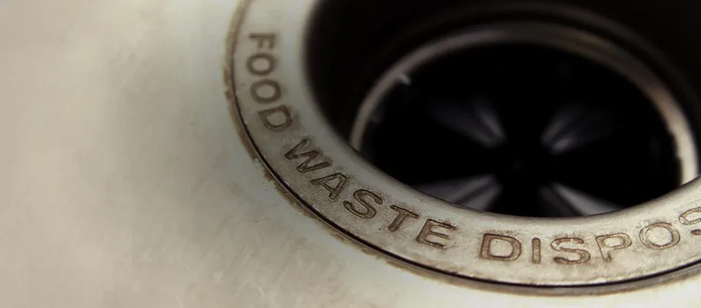 close up of kitchen sink drain