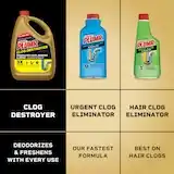 Pro-Strength Liquid Plumr™ Clog Destroyer deodorizes & freshens with every use