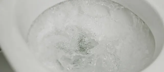 toilet flushing
