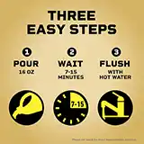 Pro-Strength Liquid Plumr™ Clog Destroyer 3 Step Graphic