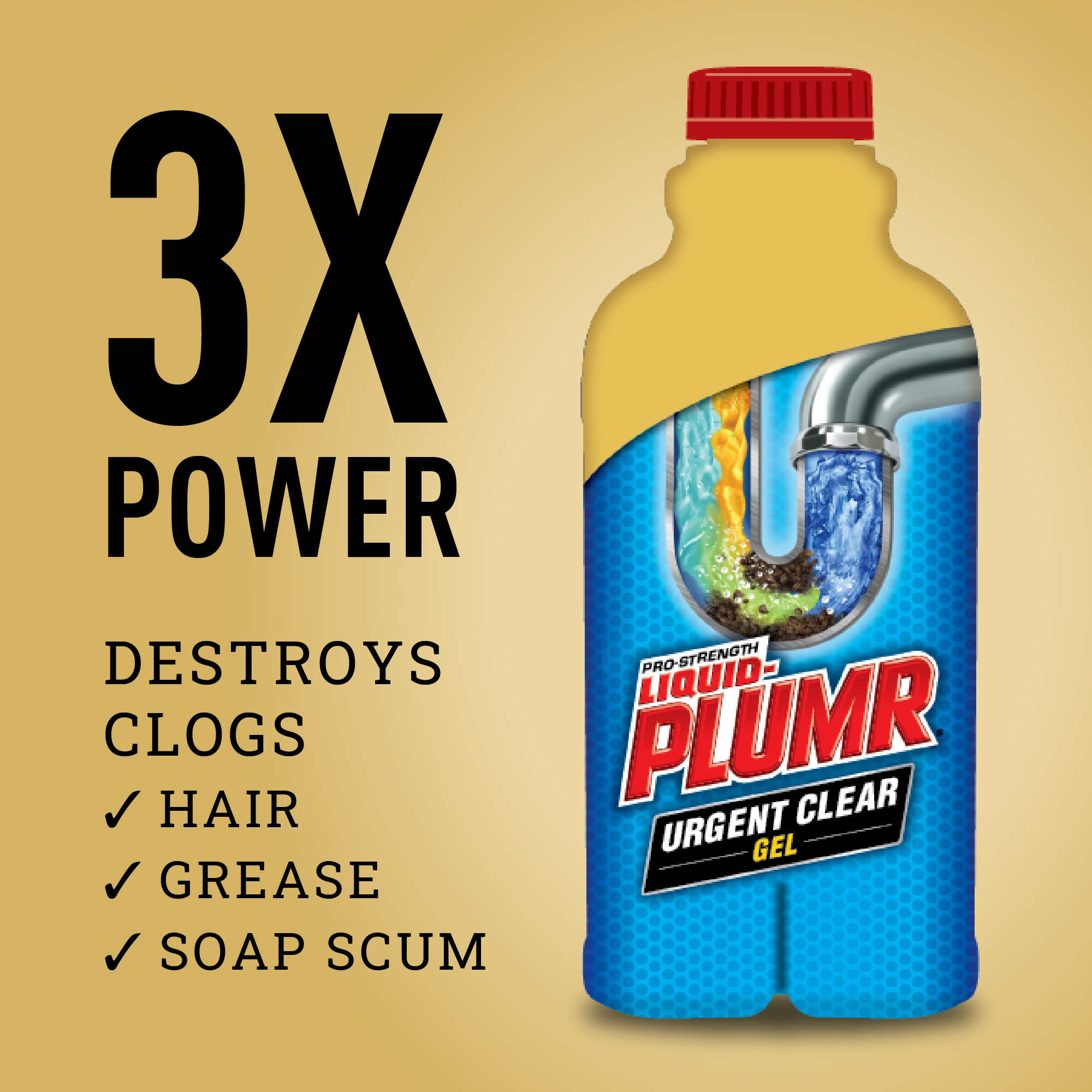 Liquid plumr clog destroyer plus hair clog eliminator deals