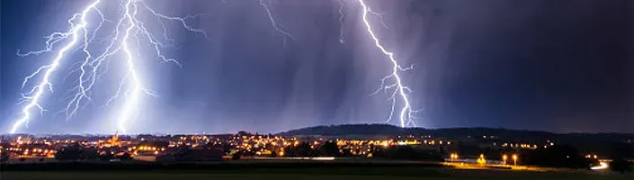 lightning strikes