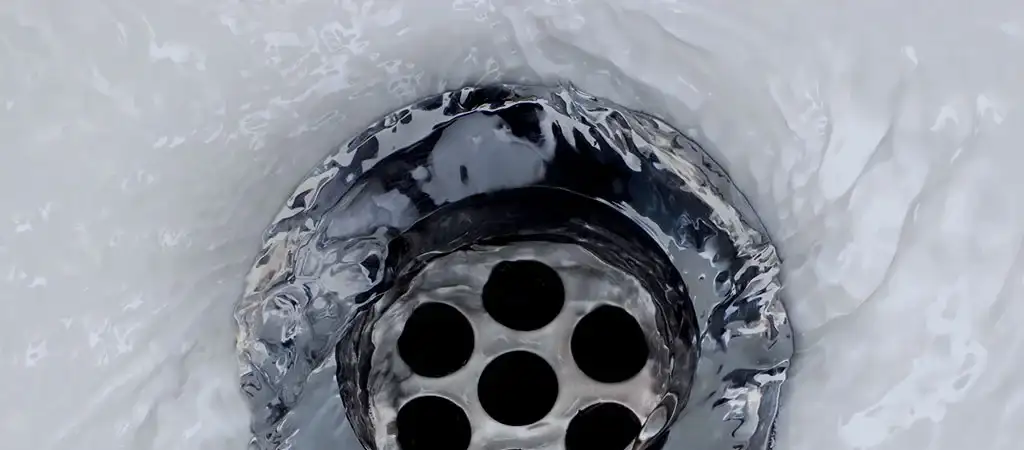 water going down a drain