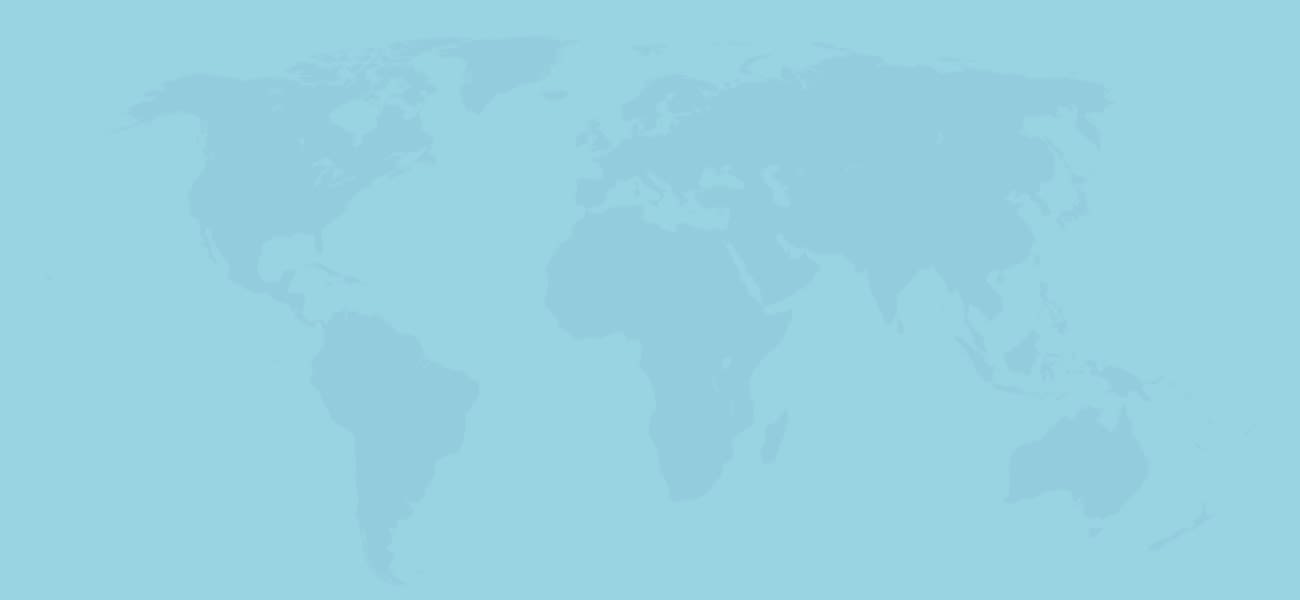 Die Umrisse einer Karte der Welt
