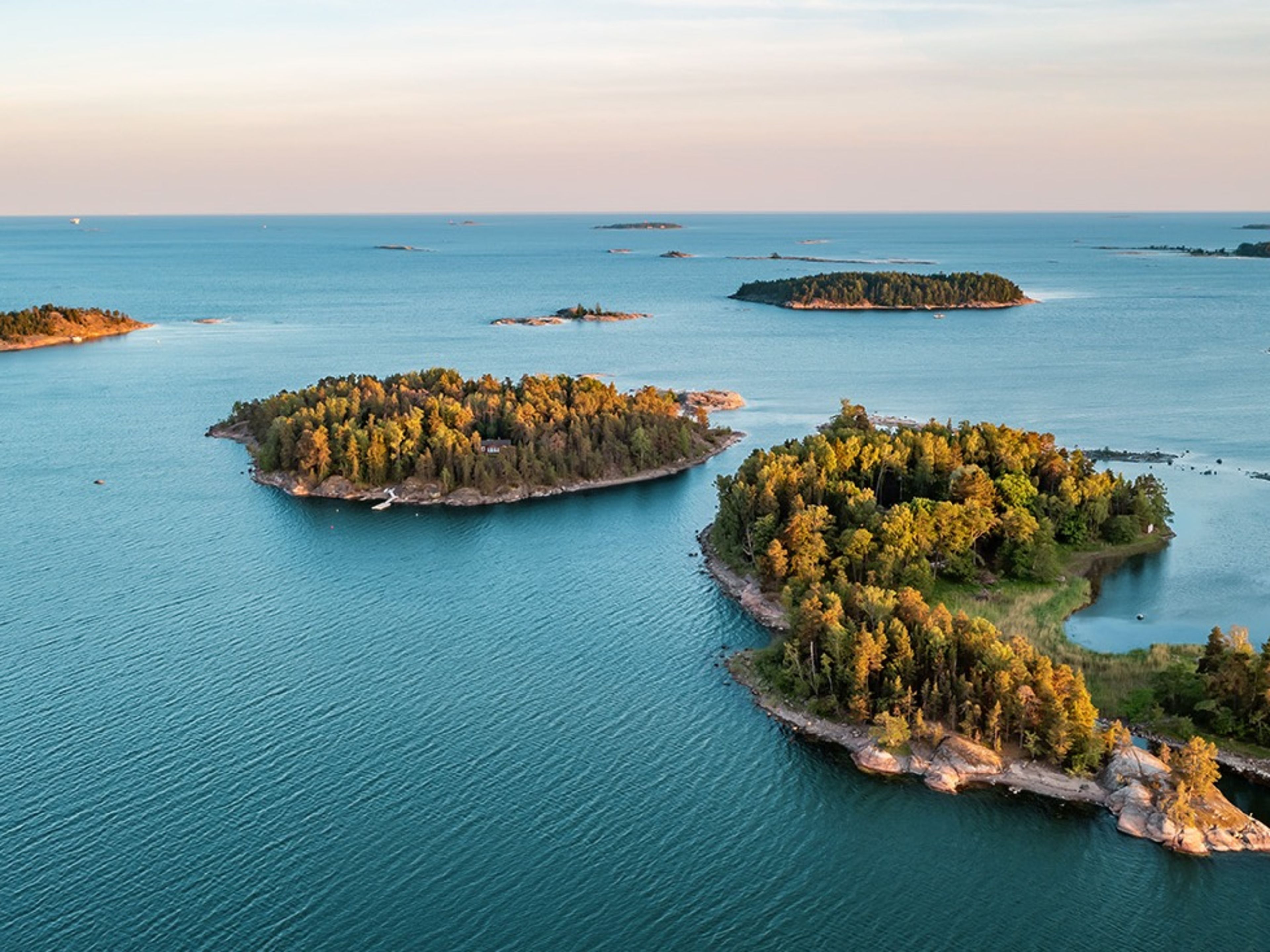 Schärenlandschaft um Stockholm / Schweden Schärenlandschaft um Stockholm / Schweden