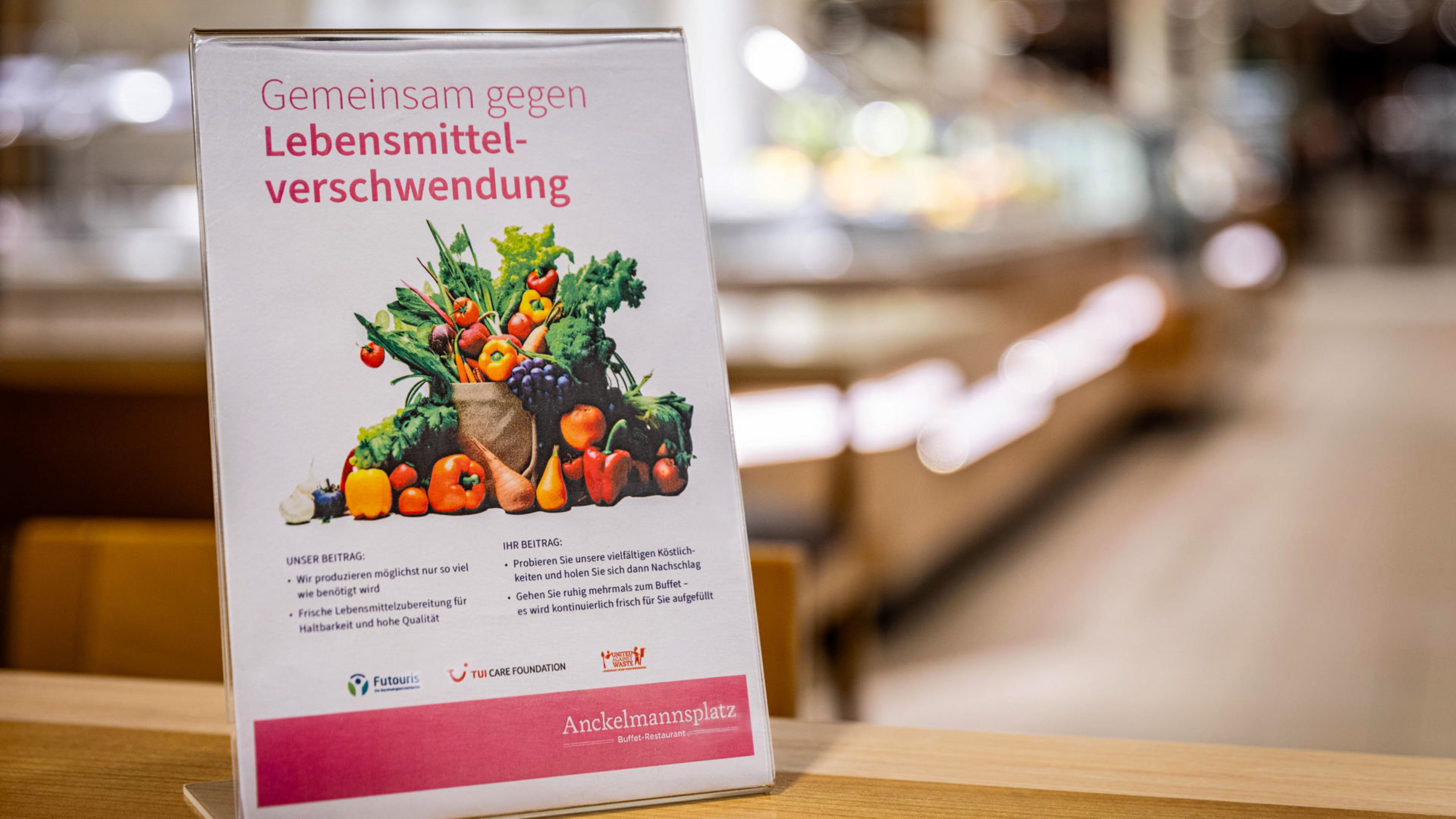 Aufsteller Foodwaste