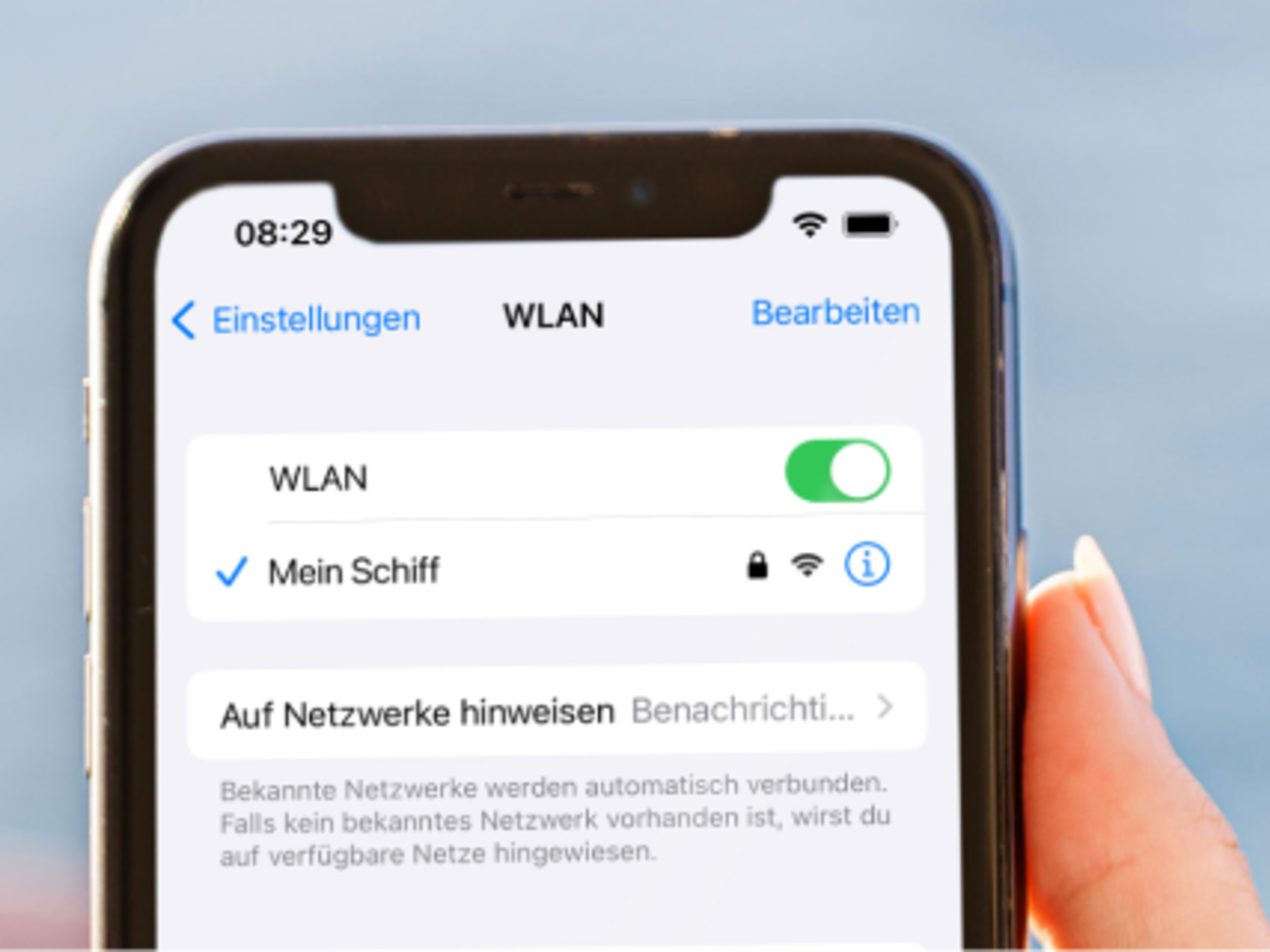 Internet Verbinden Schritt 1