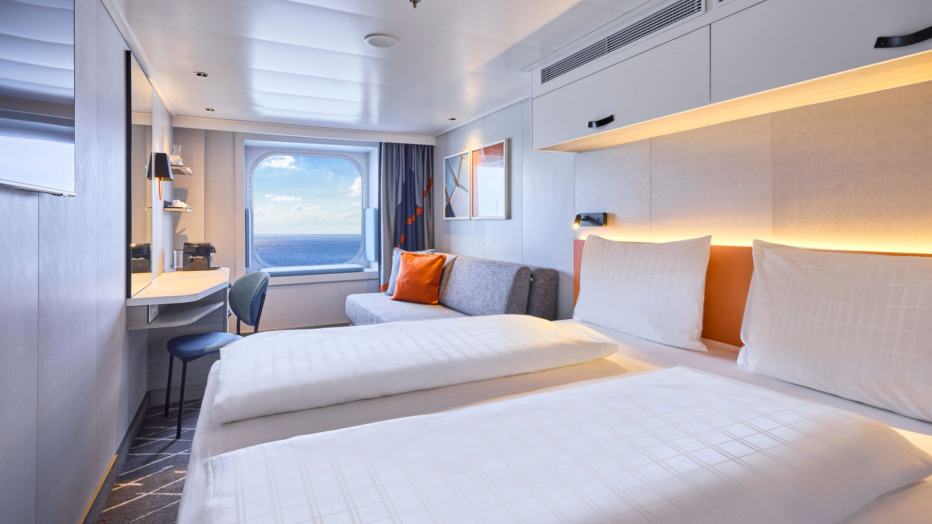 Außenkabine auf der Mein Schiff Relax