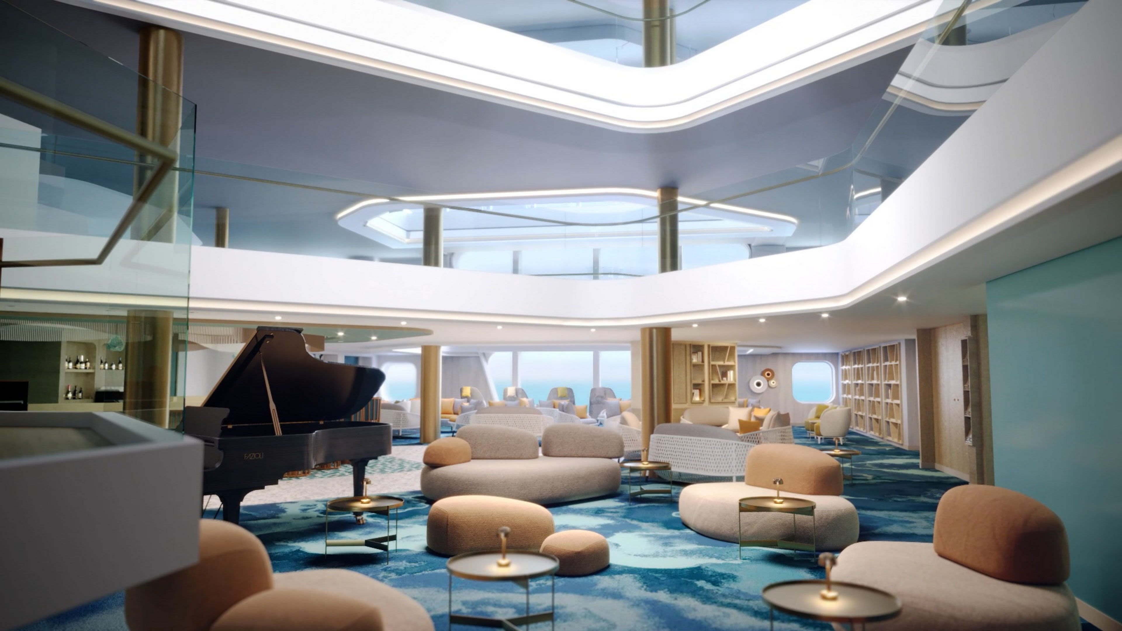 Mein Schiff Flow Atrium - Rendering Mein Schiff Flow Atrium - Rendering