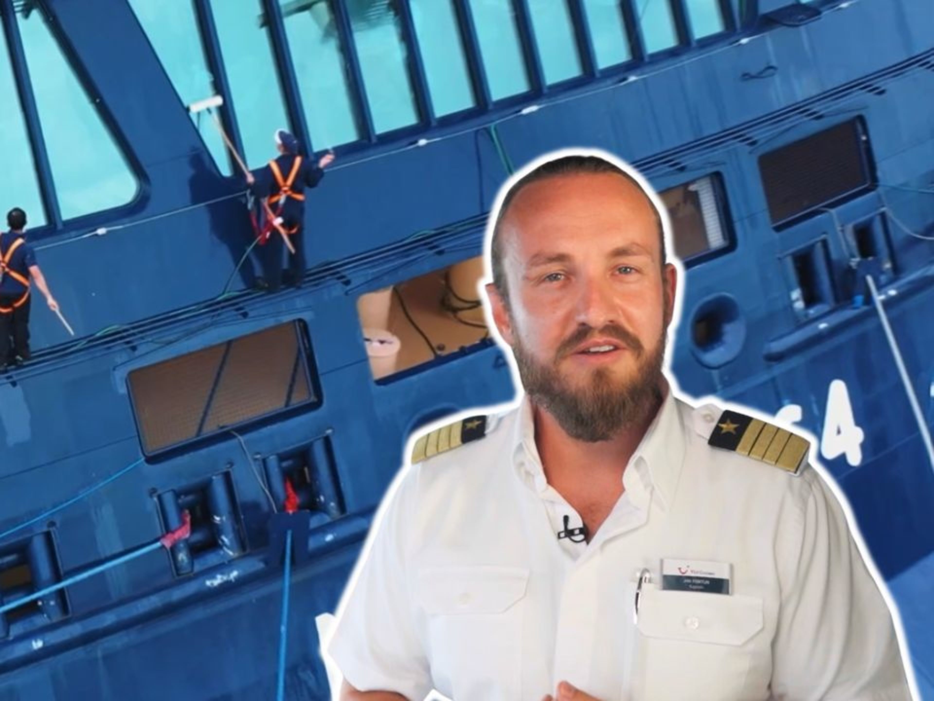 Kapitän Jan Fortun Großputz