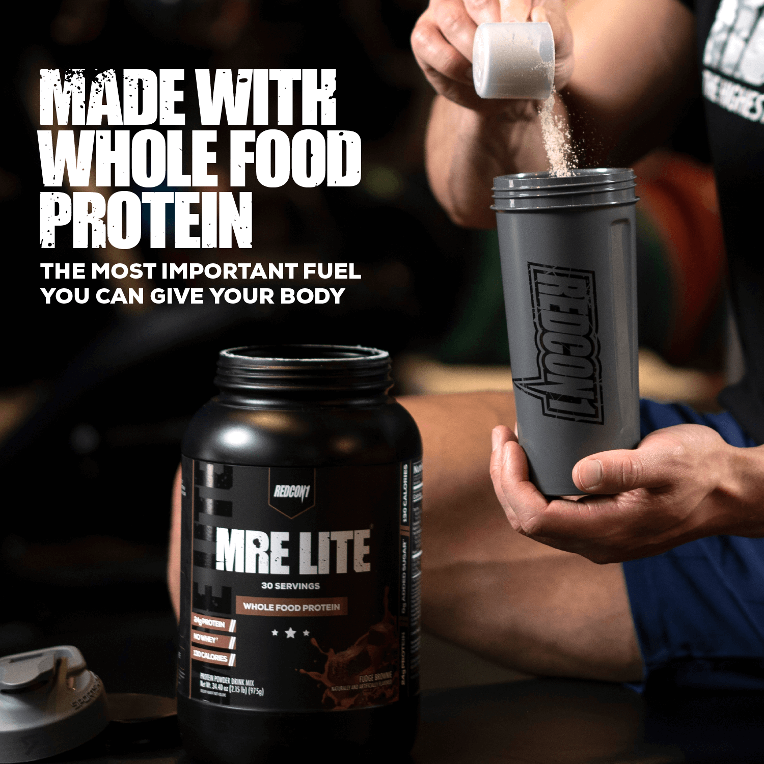 MRE LITE | Whole Food Protein Powder | REDCON1