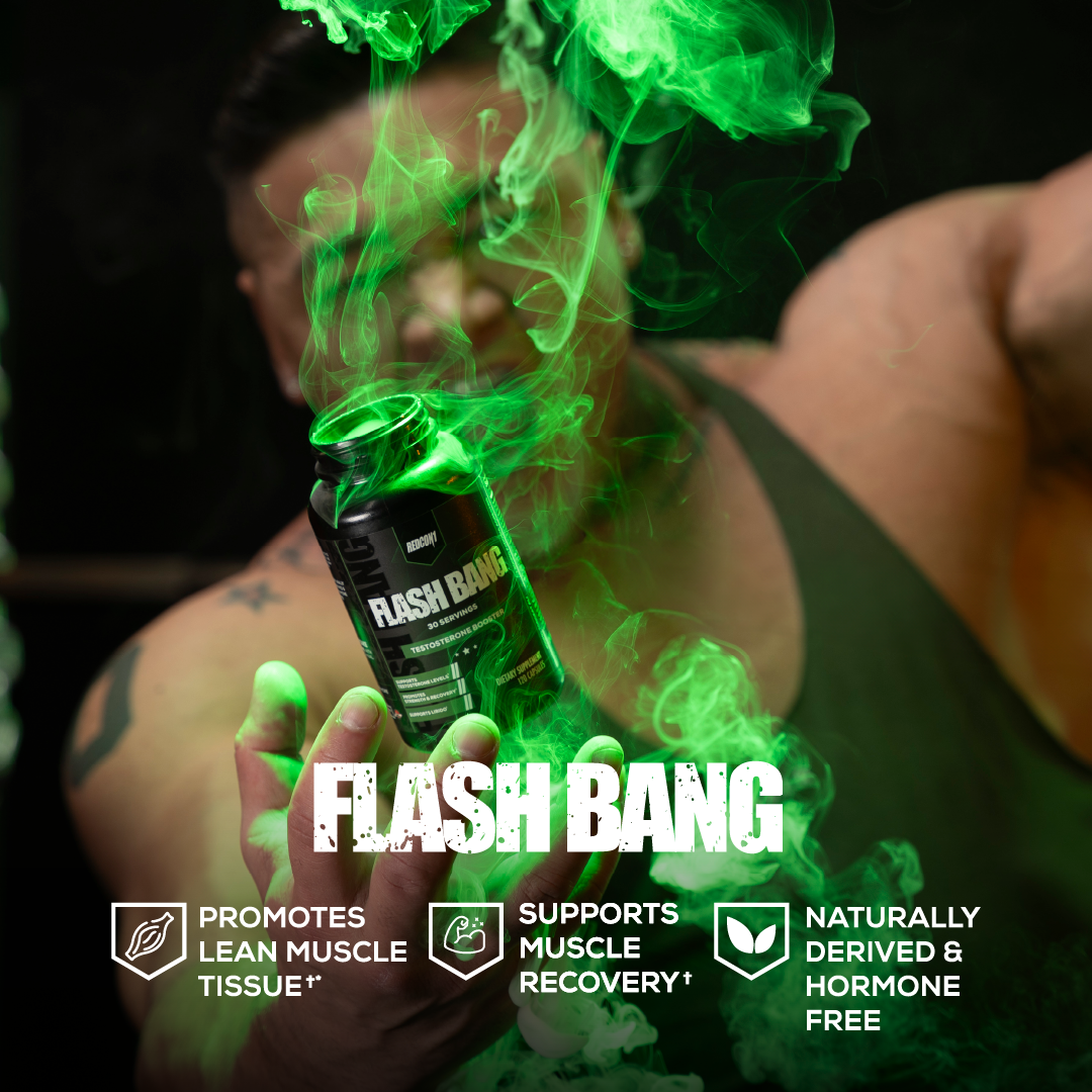 Redcon1 announces its upcoming testosterone booster Flash bang