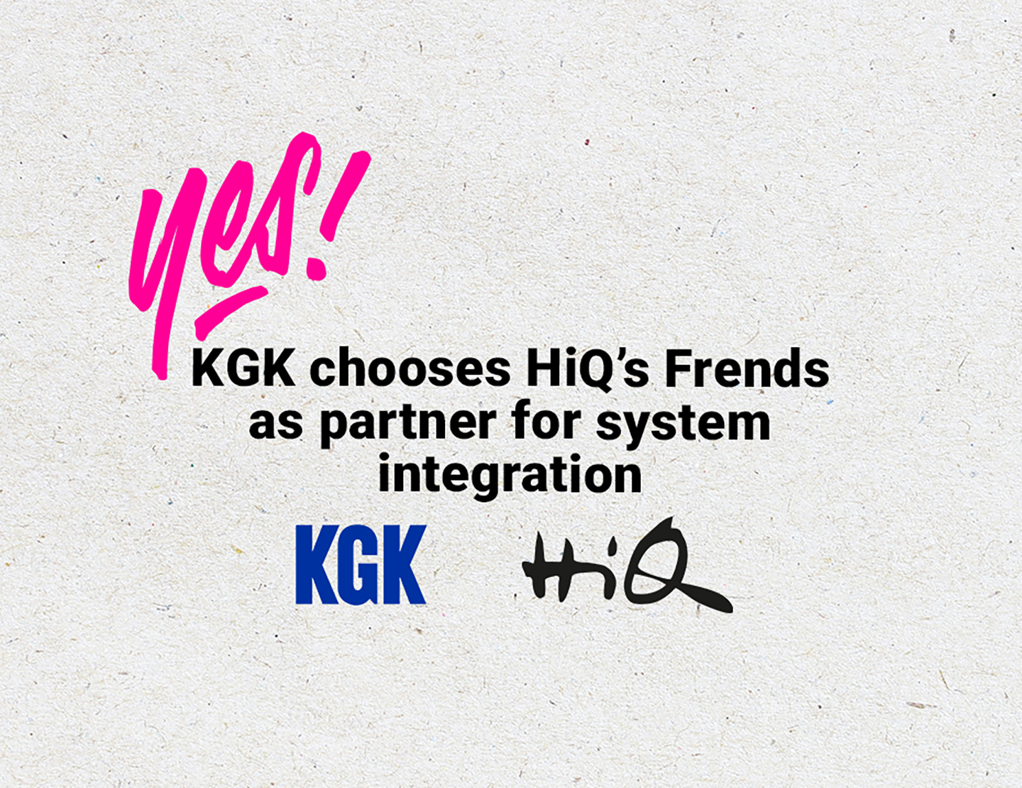 KGK chooses HiQ’s Frends as partner for system integration.