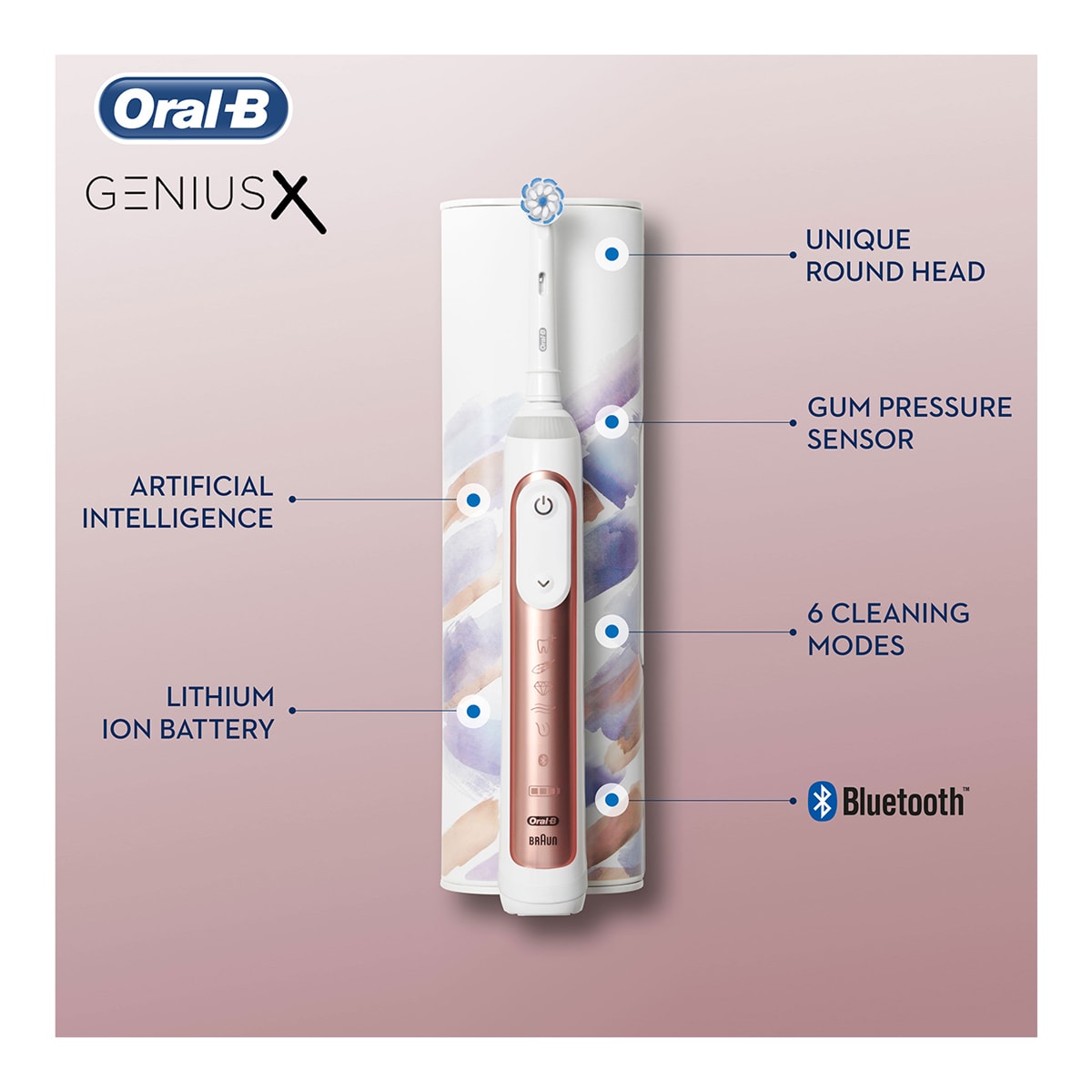 Genius X Luxe Edition Electric Toothbrush Powered By Braun | Oral-B