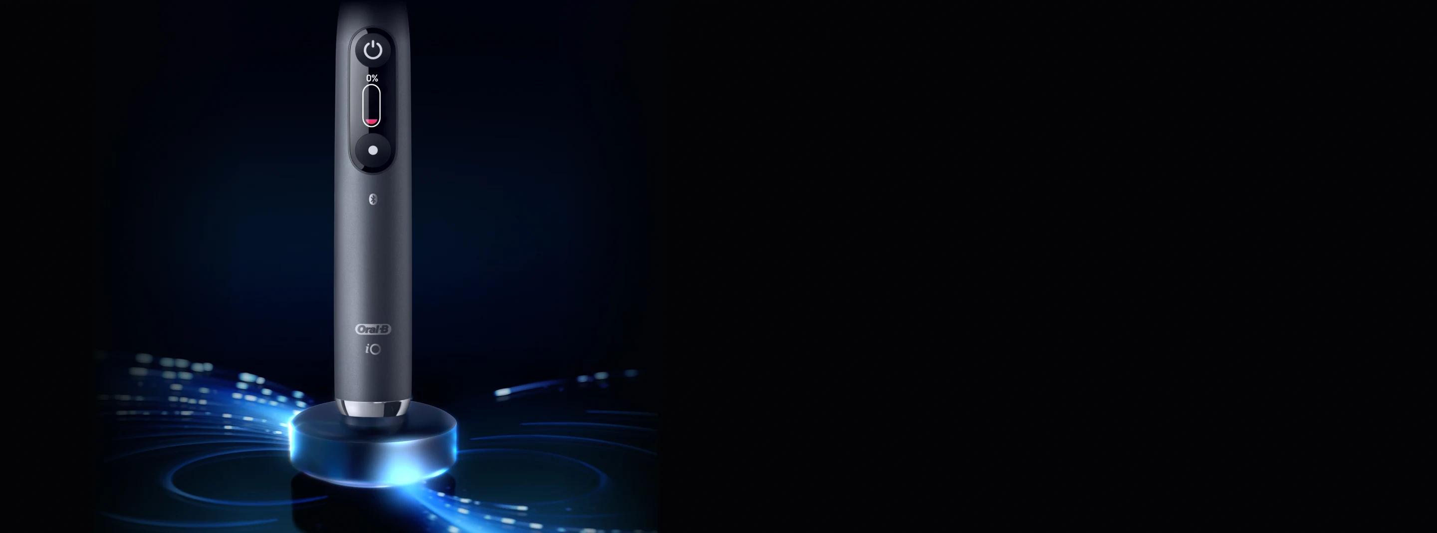 Brush displays when it's time to charge.