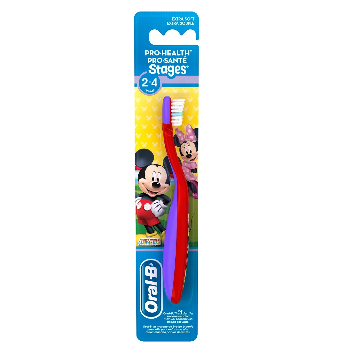 Oral-B Pro-Health Stages Disney Minnie Mouse Manual Toothbrush 
