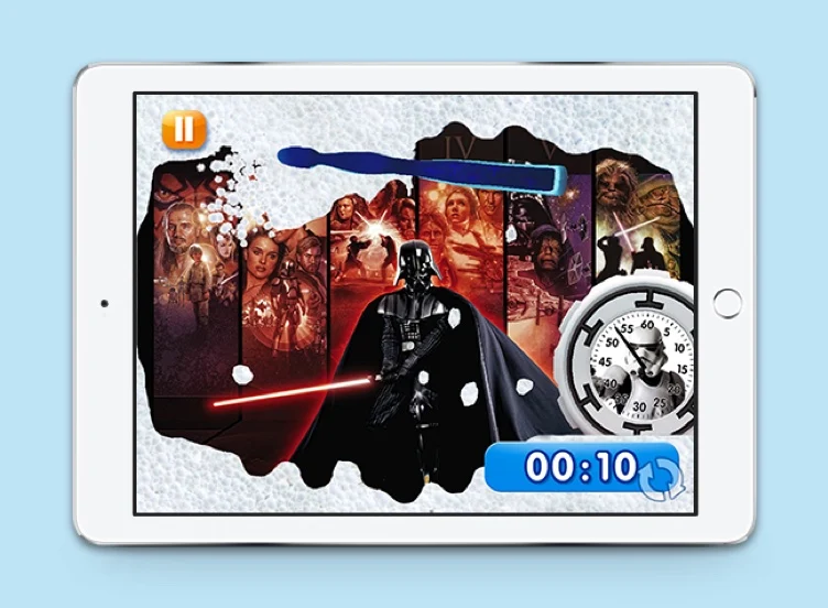 Track kids' brushing progress with Disney Magic Timer app's helpful calendar