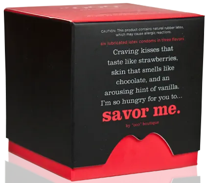 ooo Savor Me condoms