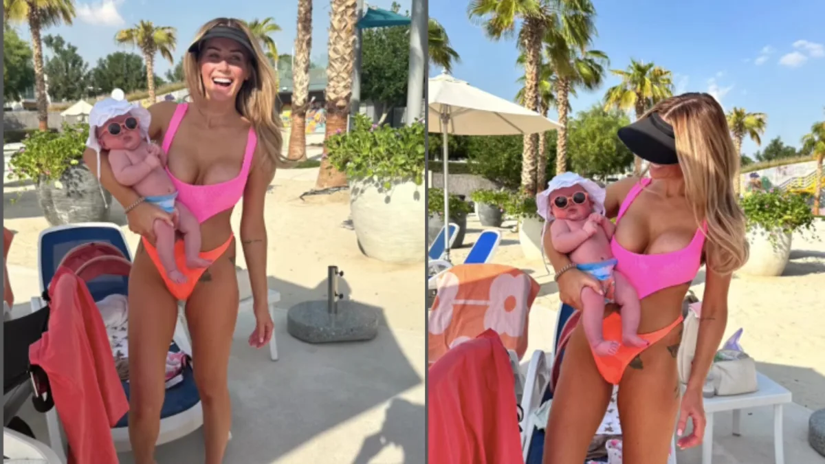 Reality TV Star & New Mom Is Slammed Over Bikini Pics With Newborn Baby